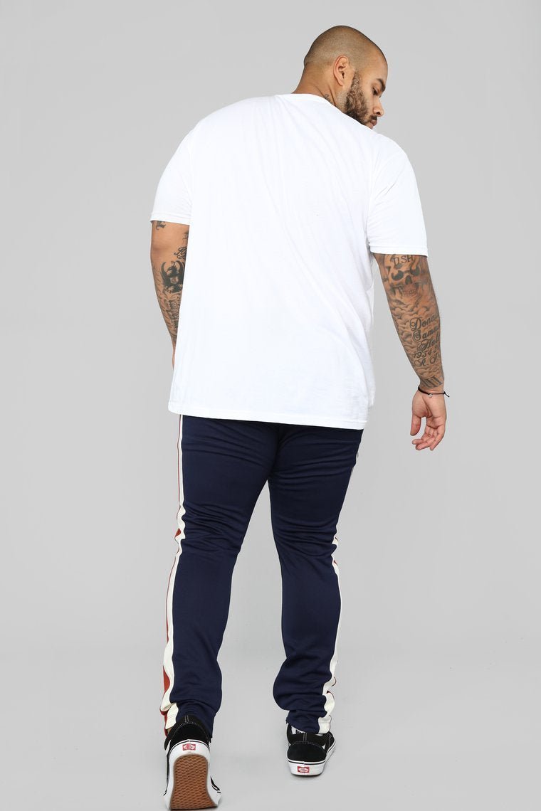 Retro V2 Track Pants - Navy/Combo - jameswhite001
