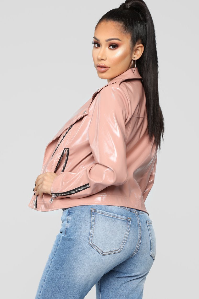 Ride Or Die Moto Jacket - Rose - jameswhite001