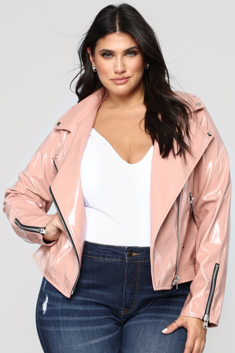 Ride Or Die Moto Jacket - Rose - jameswhite001