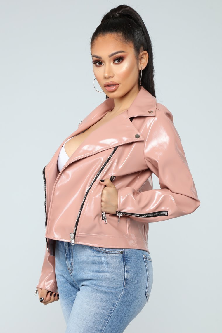 Ride Or Die Moto Jacket - Rose - jameswhite001