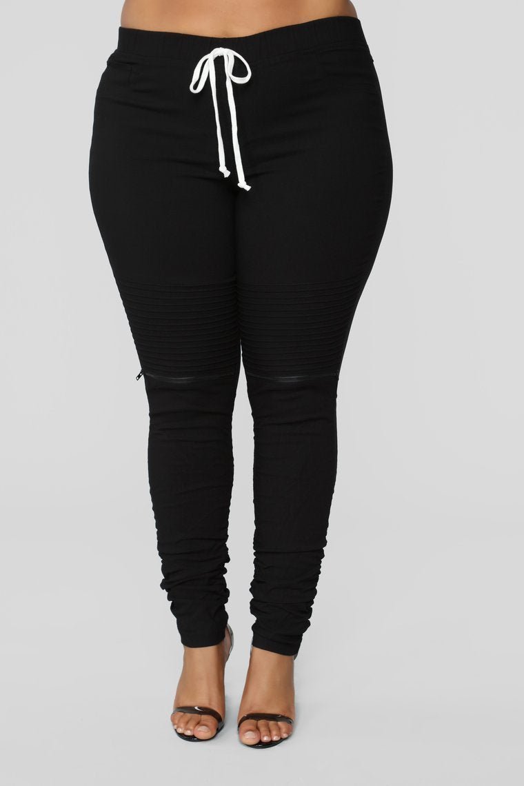 Ride Or Die Moto Jogger Pants - Black - jameswhite001