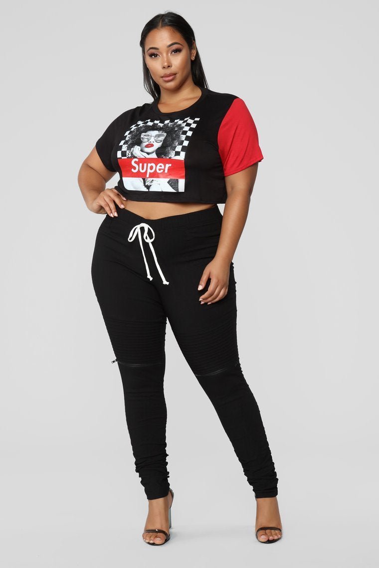 Ride Or Die Moto Jogger Pants - Black - jameswhite001