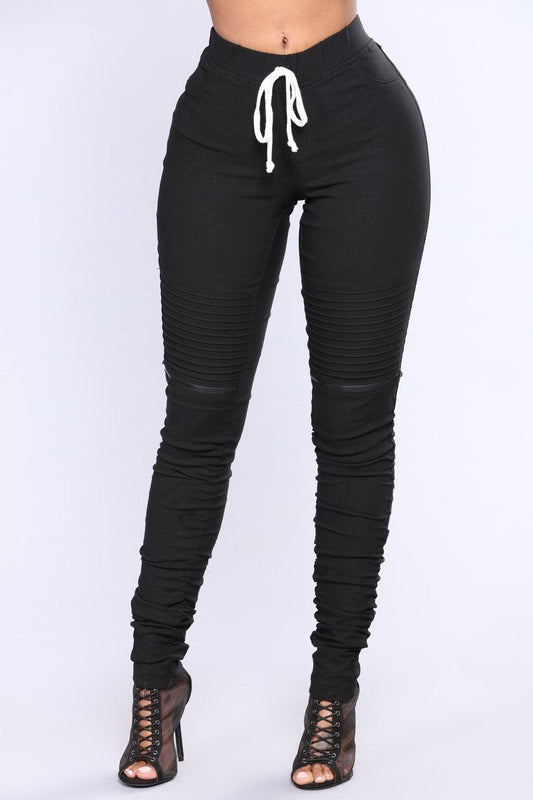 Ride Or Die Moto Jogger Pants - Black - jameswhite001