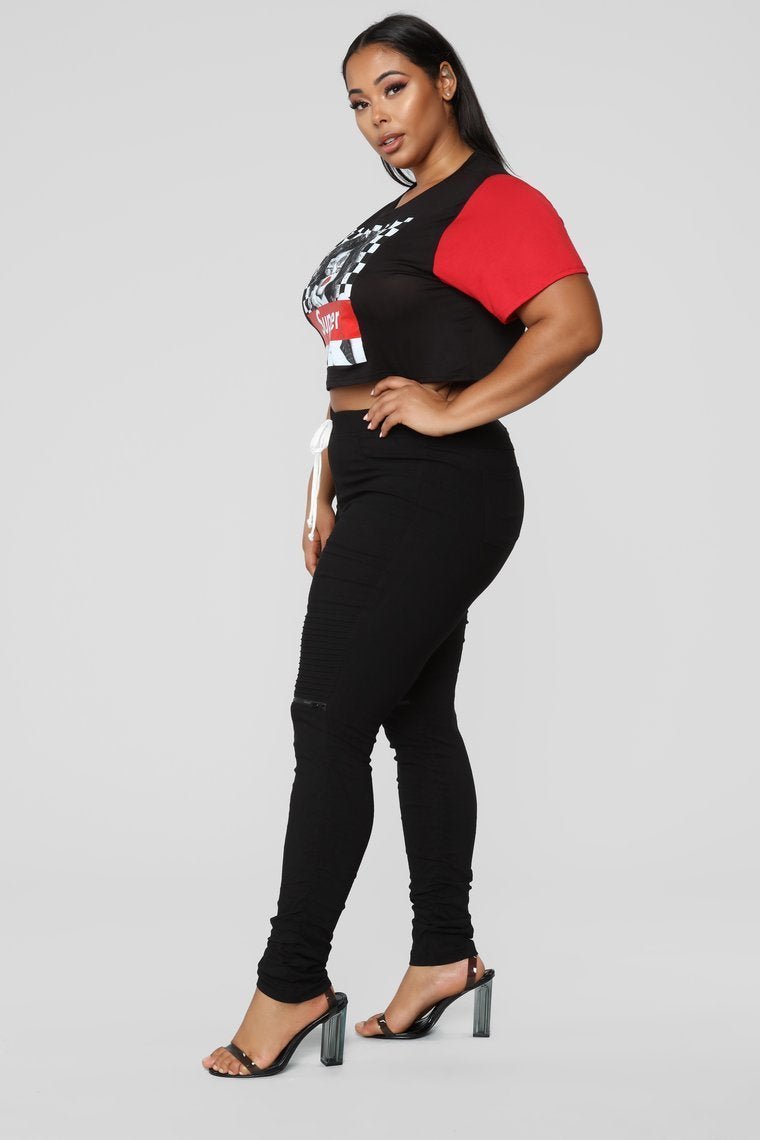 Ride Or Die Moto Jogger Pants - Black - jameswhite001