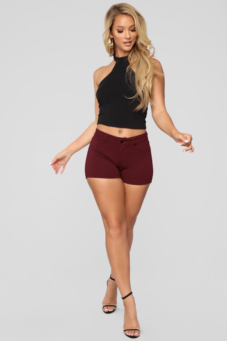 Riley Shorts - Burgundy - jameswhite001