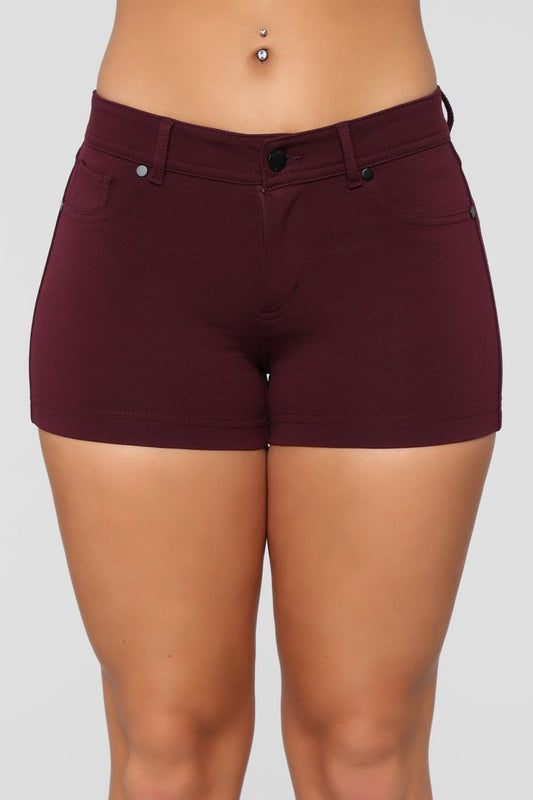 Riley Shorts - Plum - jameswhite001