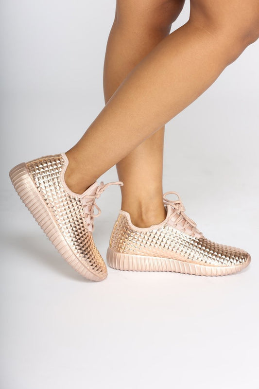 Rock N Run Sneaker - Rose Gold - jameswhite001