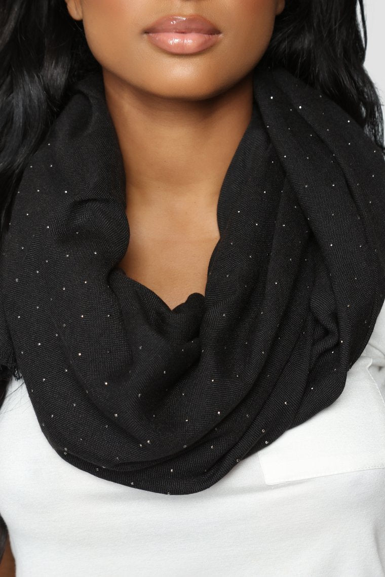 Rock Solid Scarf - Black - jameswhite001