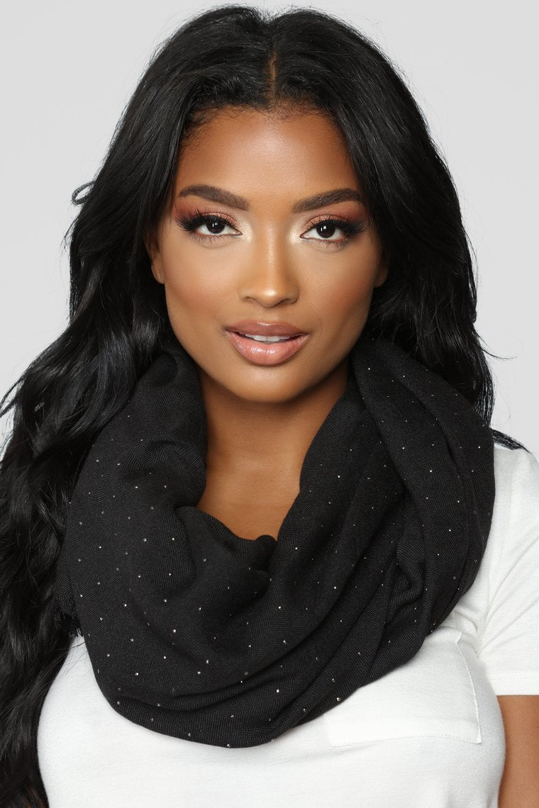 Rock Solid Scarf - Black - jameswhite001