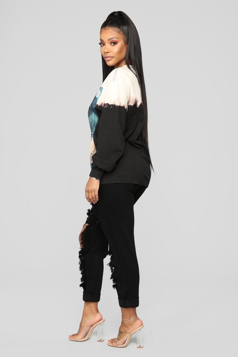 Rock The Boat Top - Black - jameswhite001