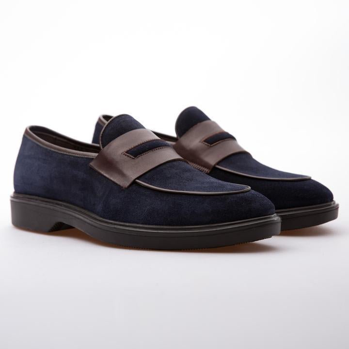 ROY - DARK BLUE - WAXY SUEDE - jameswhite001