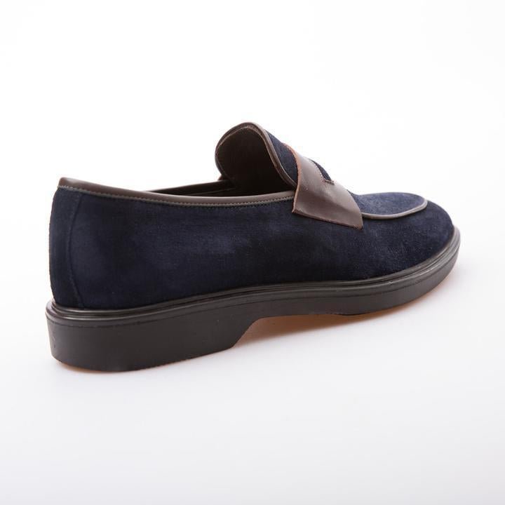 ROY - DARK BLUE - WAXY SUEDE - jameswhite001