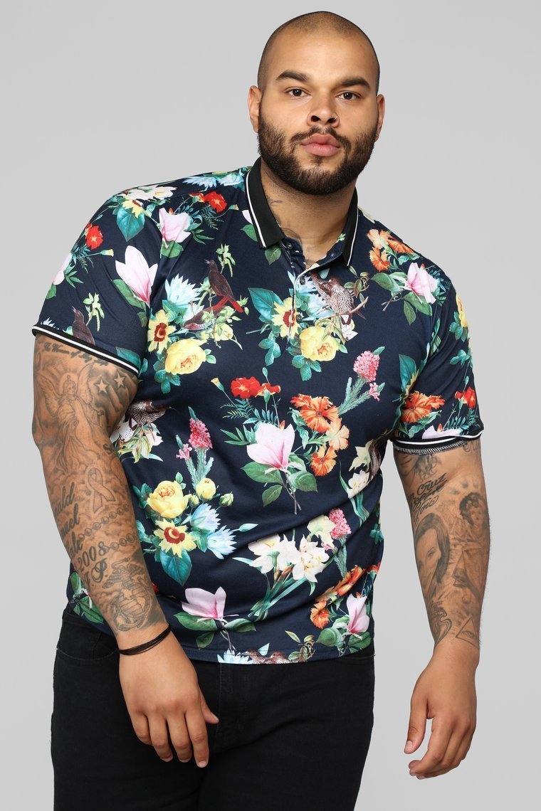 Saabat Short Sleeve Polo - Navy/Combo - jameswhite001