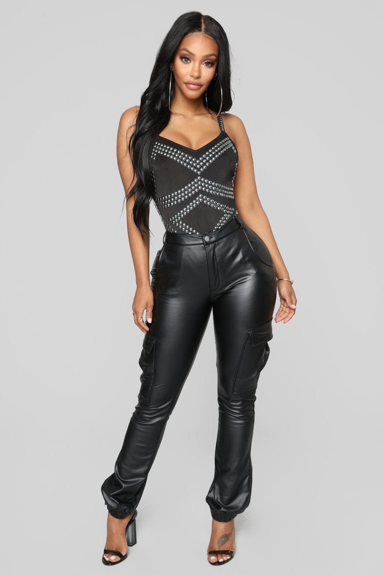 Sassy Spice Cargo Pants - Black - jameswhite001