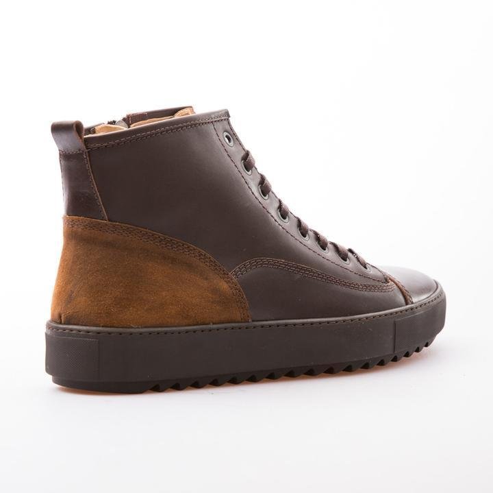 SEAN - BROWN & TOBACCO - CALF VINTAGE LEATHER & SUEDE - jameswhite001
