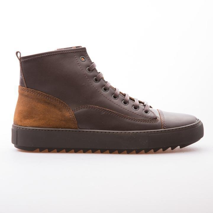 SEAN - BROWN & TOBACCO - CALF VINTAGE LEATHER & SUEDE - jameswhite001