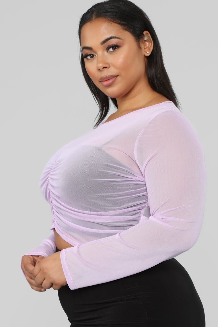 See Through You Top - Lavender - jameswhite001