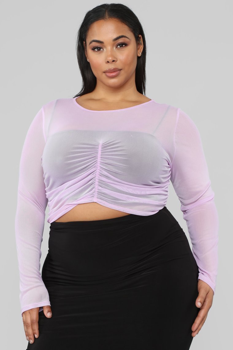See Through You Top - Lavender - jameswhite001