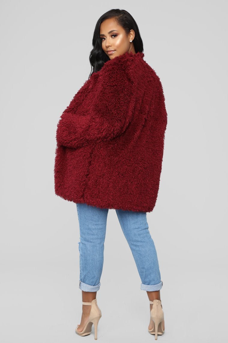 Seems Like A Crush Cardigan - Wine - jameswhite001