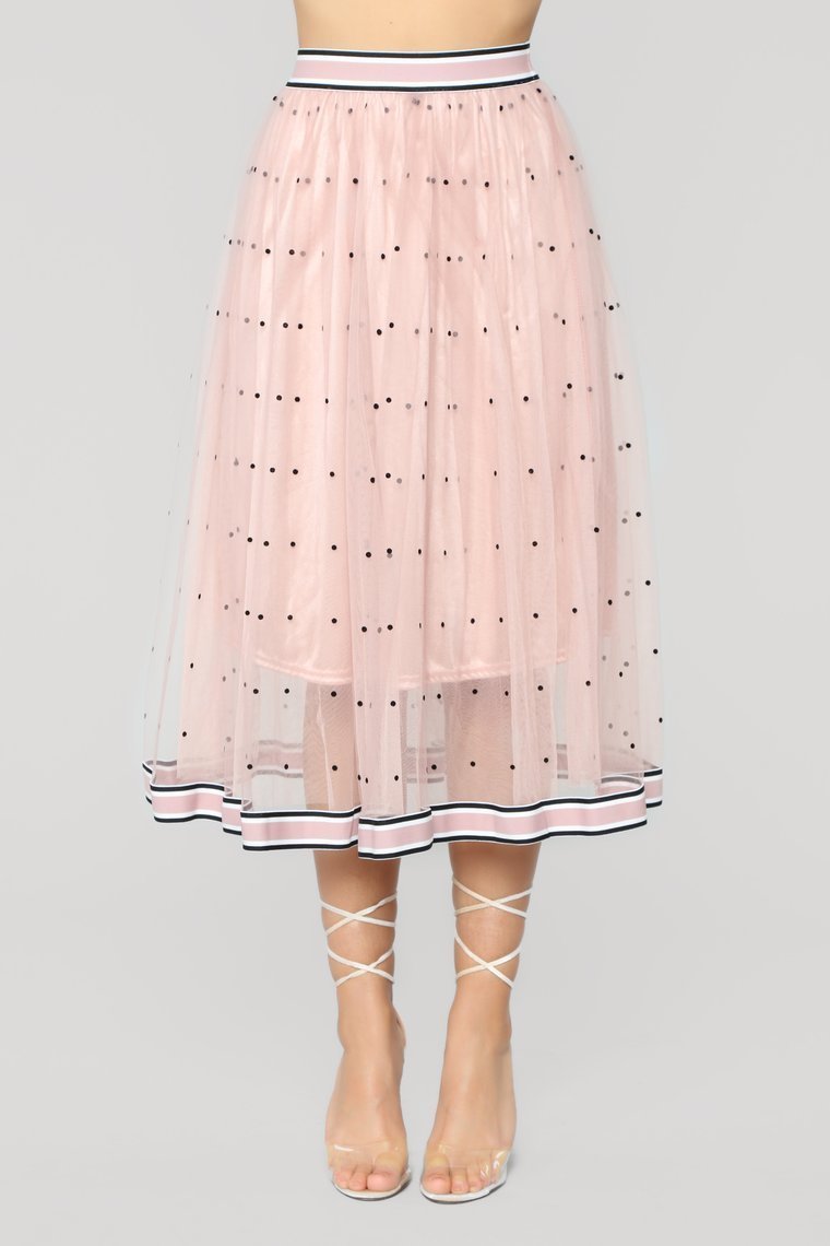 Semira Midi Skirt - Mauve - jameswhite001