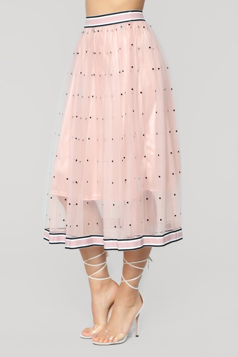 Semira Midi Skirt - Mauve - jameswhite001