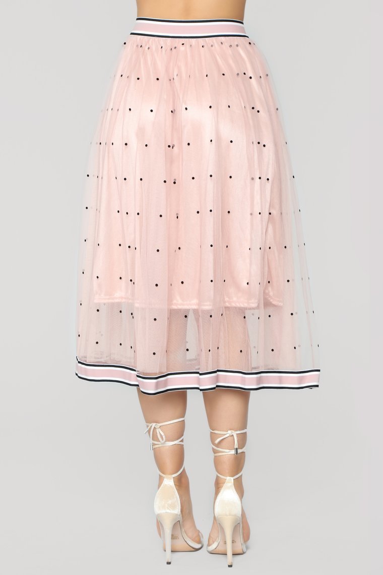 Semira Midi Skirt - Mauve - jameswhite001