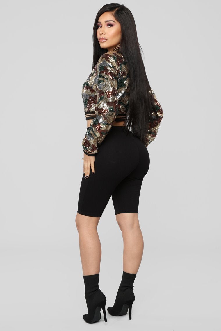 Sequin Camo Bomber - Camo - jameswhite001