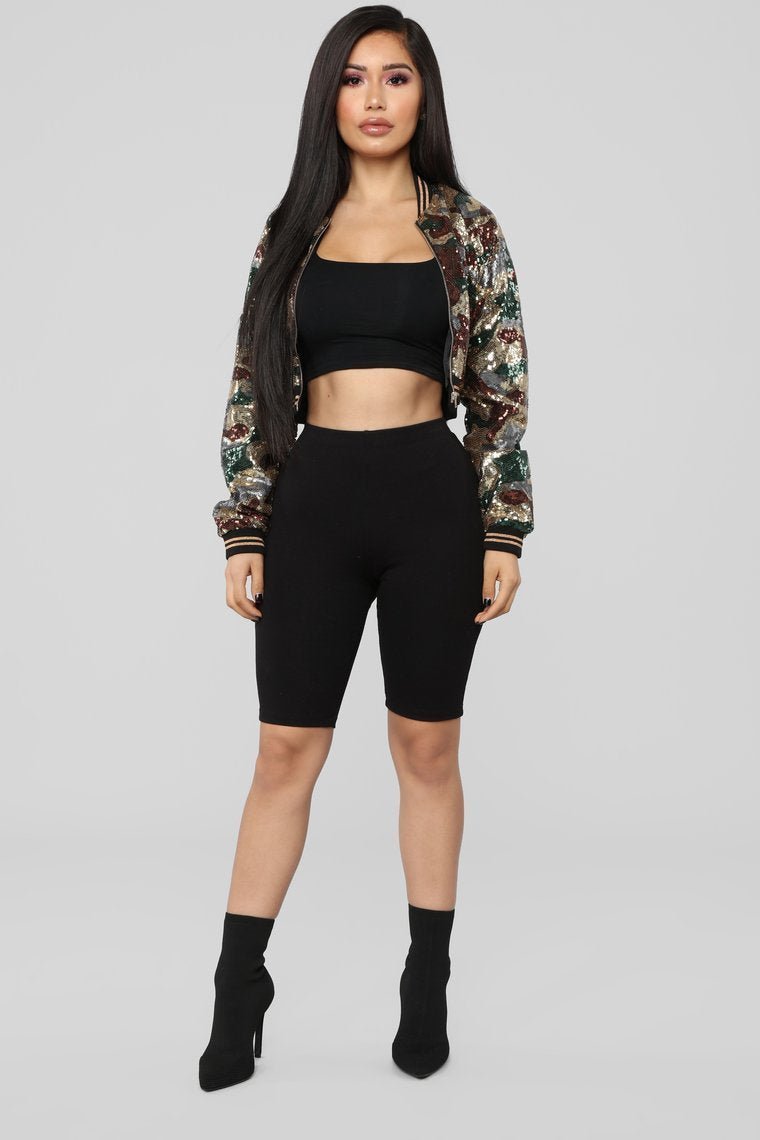 Sequin Camo Bomber - Camo - jameswhite001
