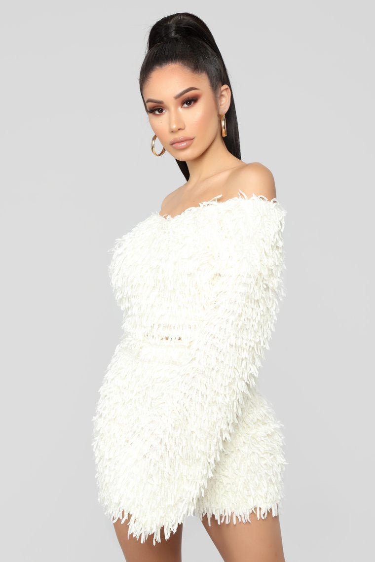 Shagadelic Fringe Set - Ivory - jameswhite001