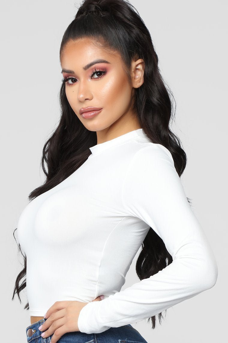 Shape Of You Top - Soft White - jameswhite001