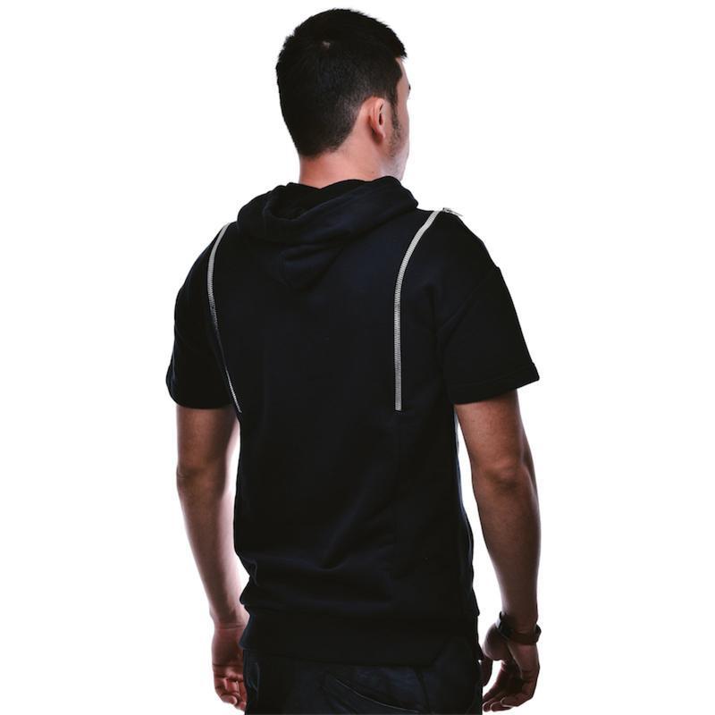 SHORT SLEEVE HOODIES SWEATER 35493 - jameswhite001