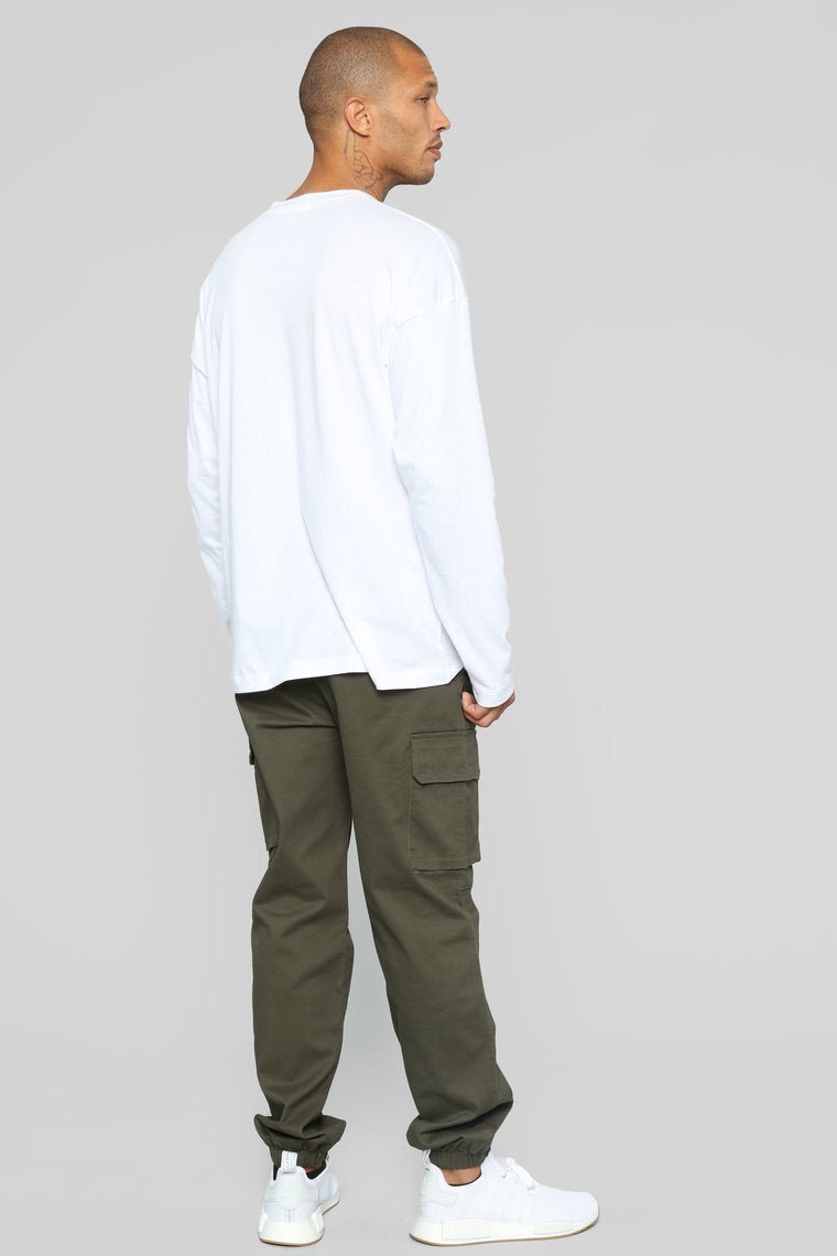 Show Cargo Pants - Olive - jameswhite001
