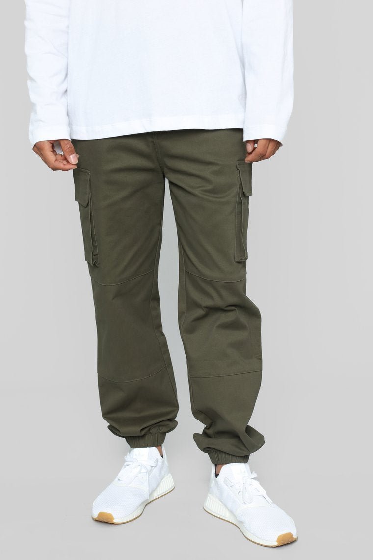 Show Cargo Pants - Olive - jameswhite001