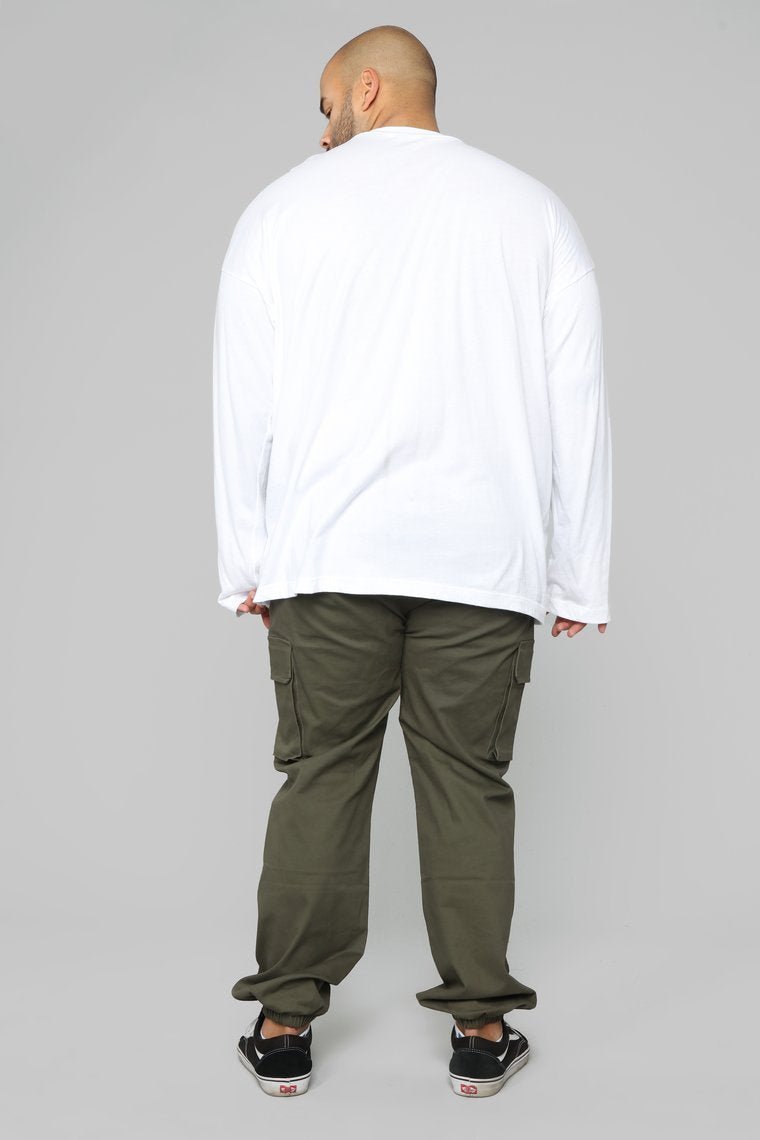 Show Cargo Pants - Olive - jameswhite001