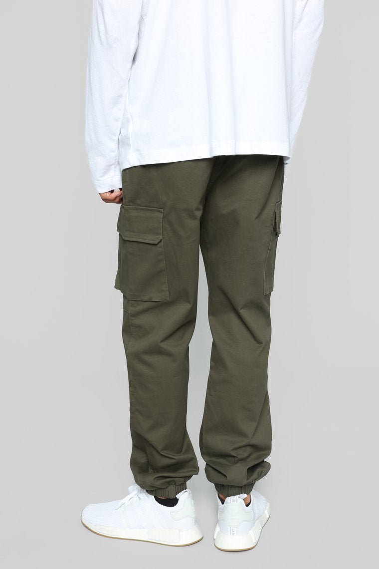 Show Cargo Pants - Olive - jameswhite001