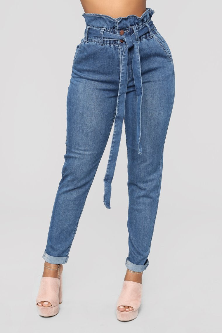 Sign Of The Times Ankle Jeans - Dark Wash - jameswhite001
