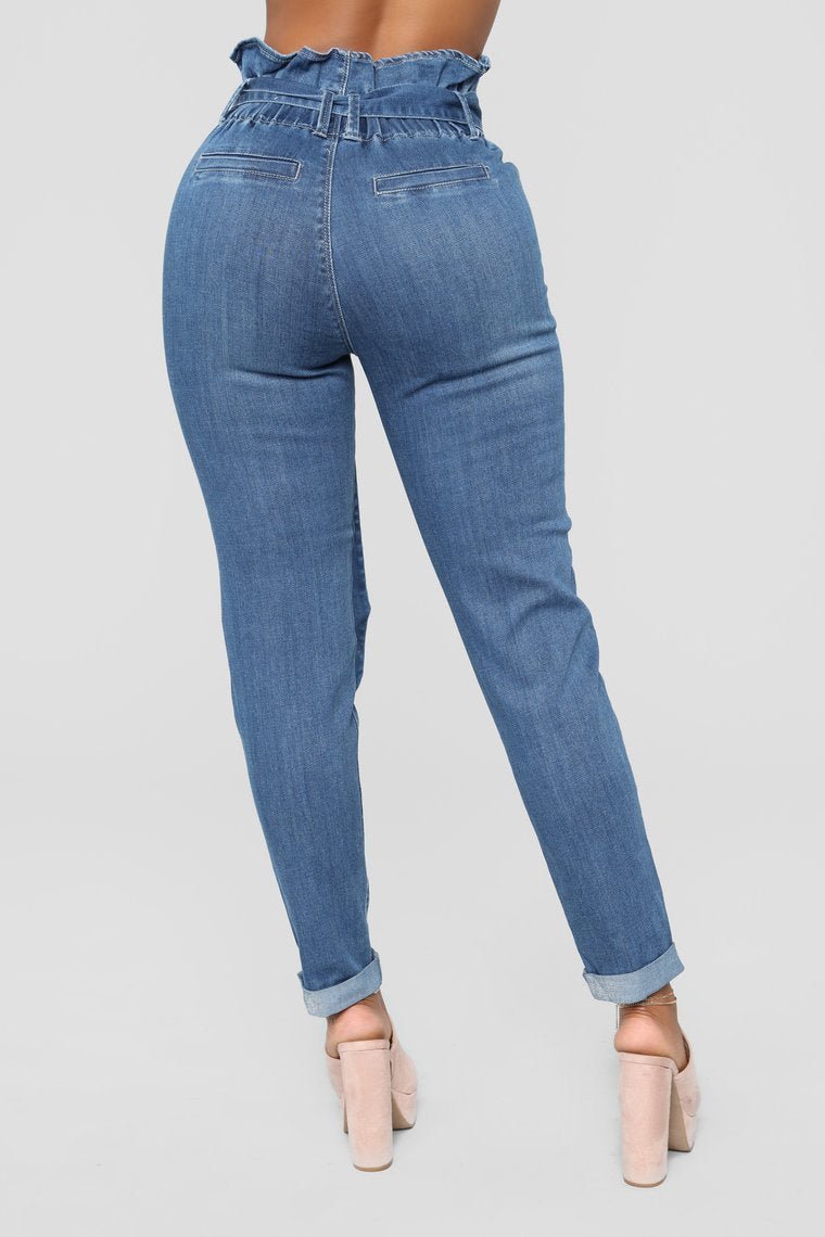 Sign Of The Times Ankle Jeans - Dark Wash - jameswhite001