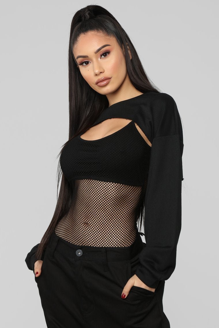 Smash Into You Bodysuit - Black - jameswhite001