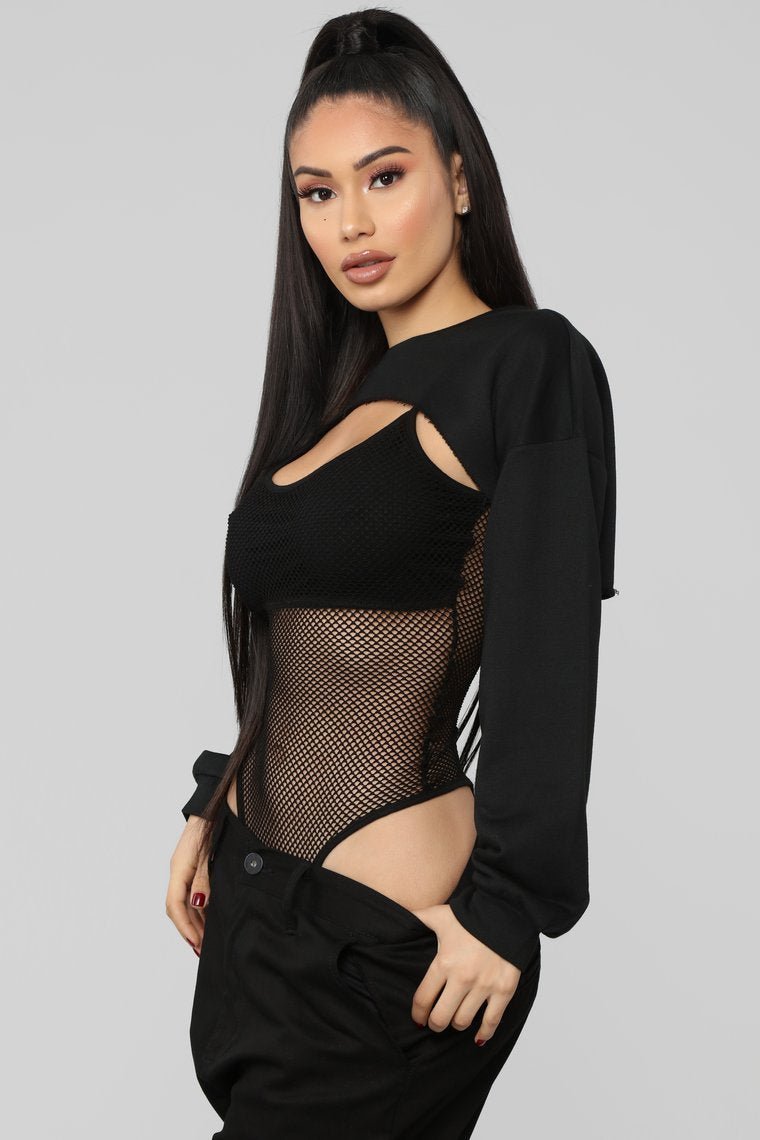 Smash Into You Bodysuit - Black - jameswhite001