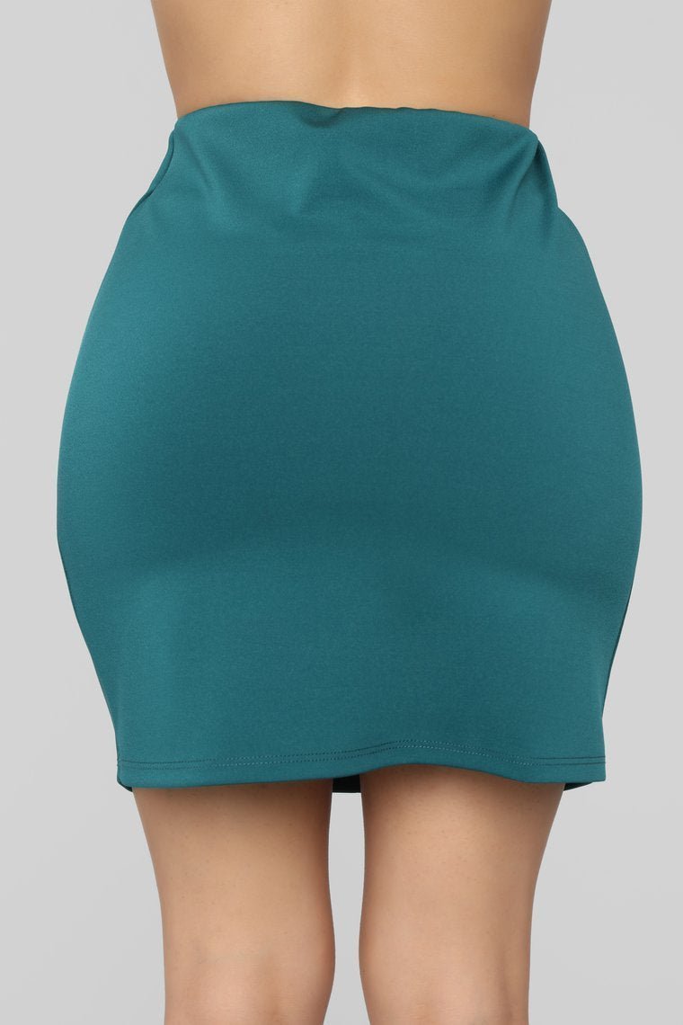 So Buttoned Up Skirt - Hunter - jameswhite001