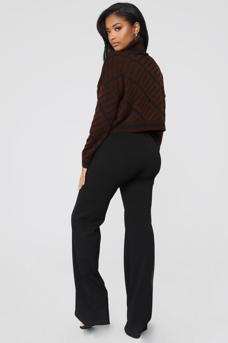 So Rich Sweater - Brown/Black - jameswhite001