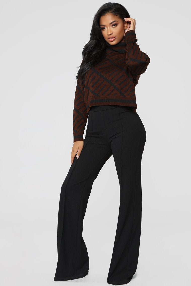 So Rich Sweater - Brown/Black - jameswhite001