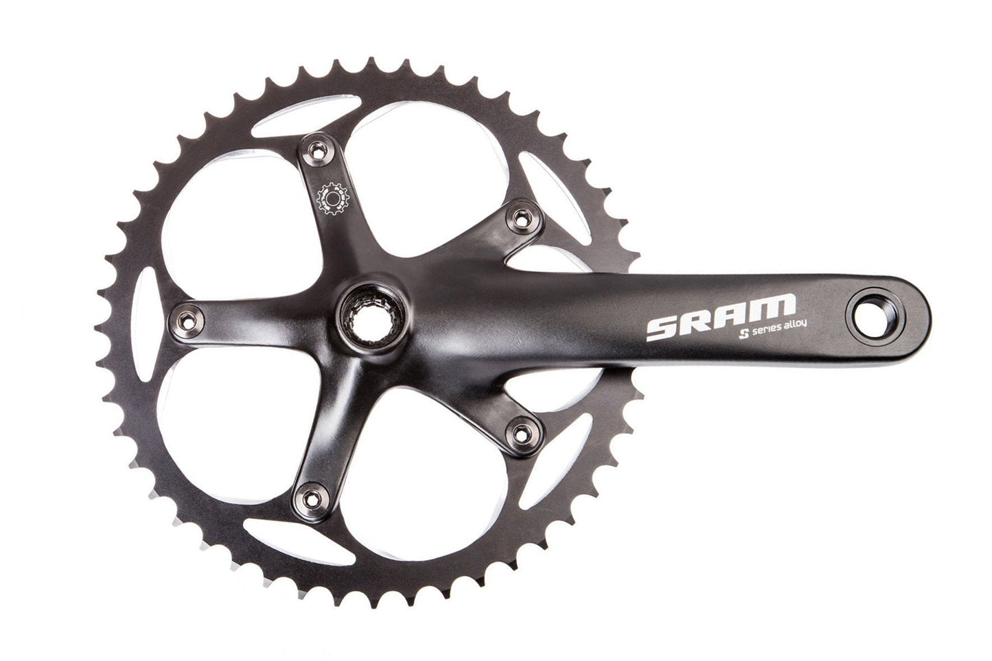 SRAM S100 165mm 48T Black Courier Crankset Power Spline - jameswhite001