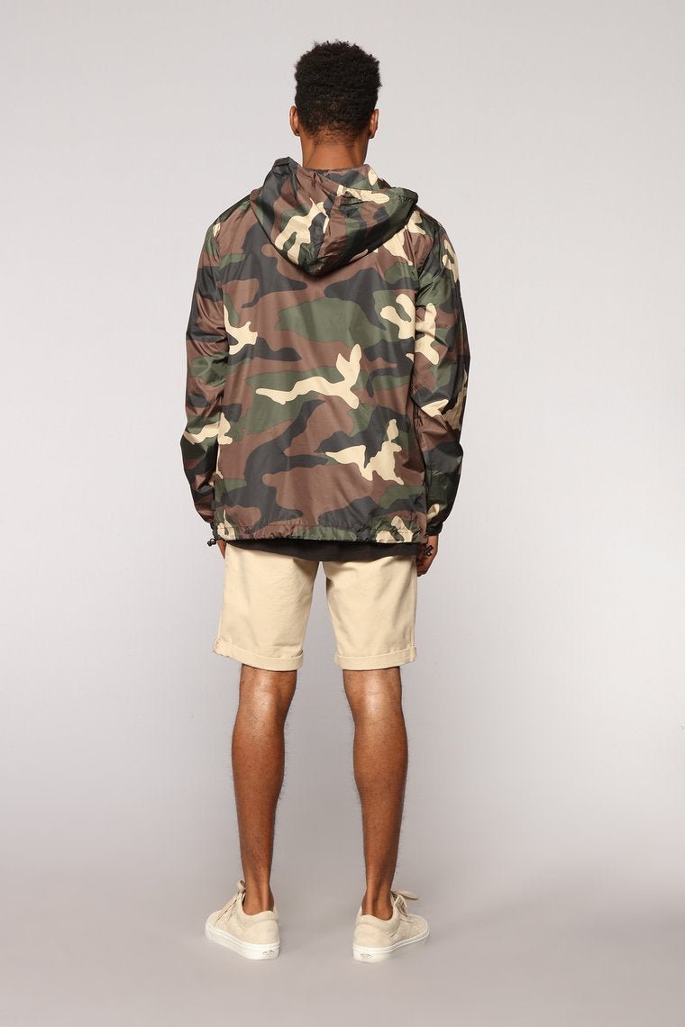 Stay Incognito Windbreaker - Camo - jameswhite001