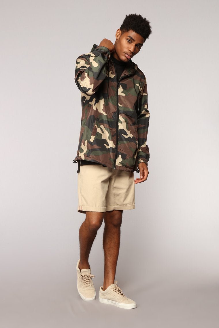 Stay Incognito Windbreaker - Camo - jameswhite001