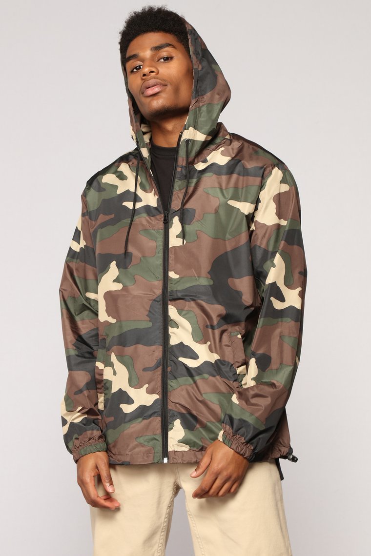 Stay Incognito Windbreaker - Camo - jameswhite001