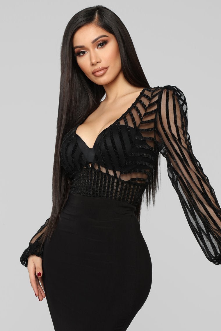 Stay Shining Top - Black - jameswhite001