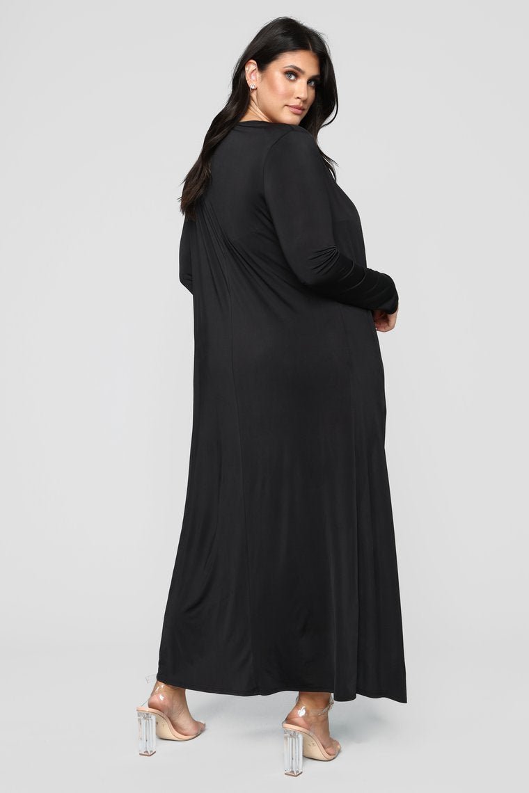 Still Fallin' For Him Dress Set - Black - jameswhite001