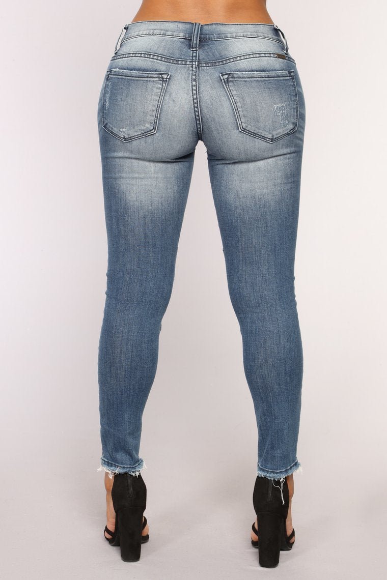 Street Race Moto Ankle Jeans - Vintage Blue Wash - jameswhite001