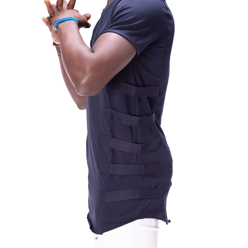 STREETWEAR SHOULDER AND SIDE RIBAND TSHIRT 3721 - jameswhite001